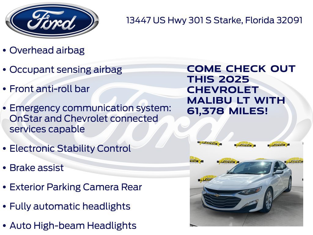 Used 2025 Chevrolet Malibu LT FWD image 32