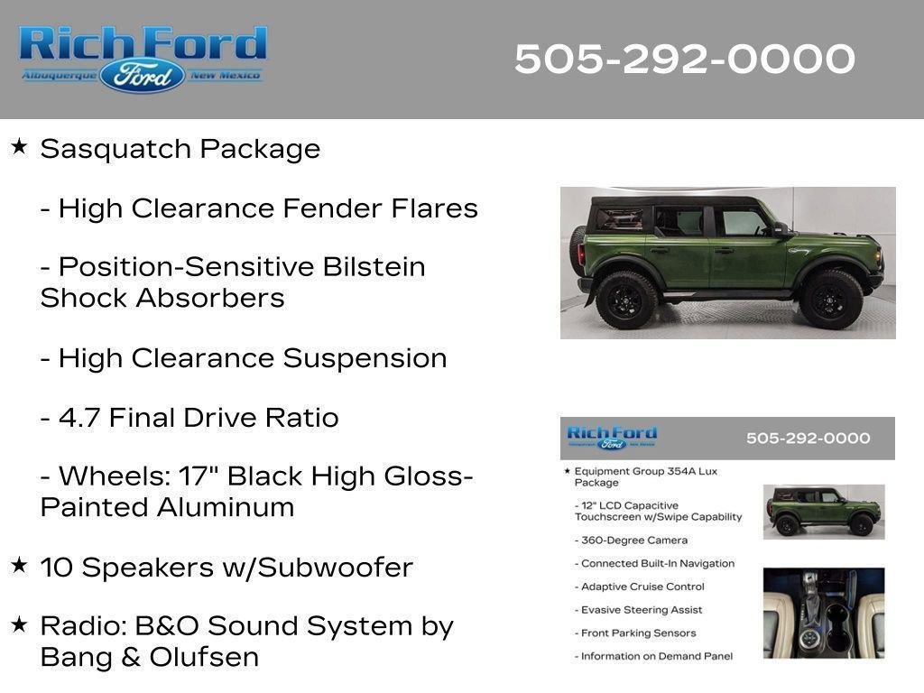 Certified 2023 Ford Bronco Wildtrak AWD/4WD image 79