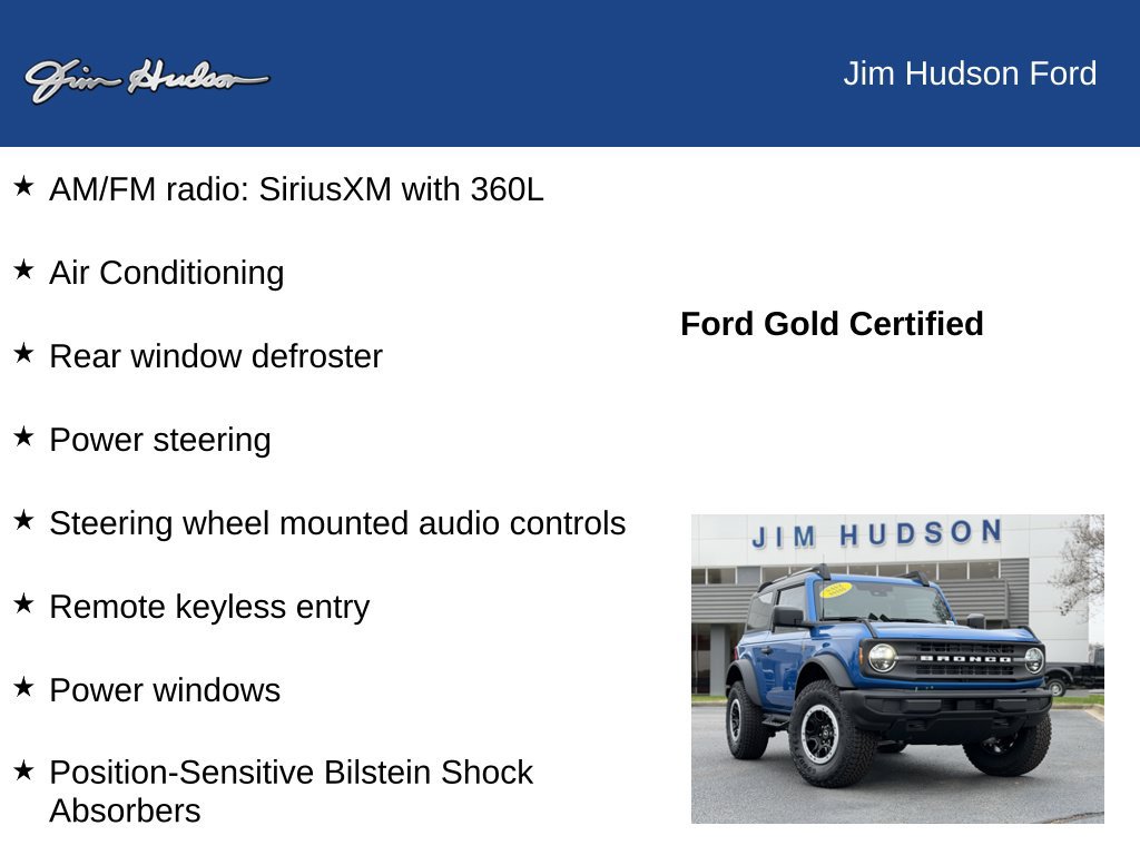 Certified 2025 Ford Bronco 2-Door w/ Sasquatch Package AWD/4WD image 13