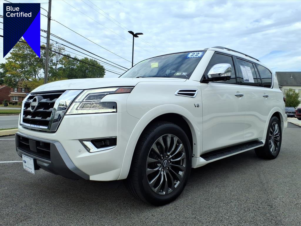 Used 2022 Nissan Armada Platinum w/ Captain's Chairs Package