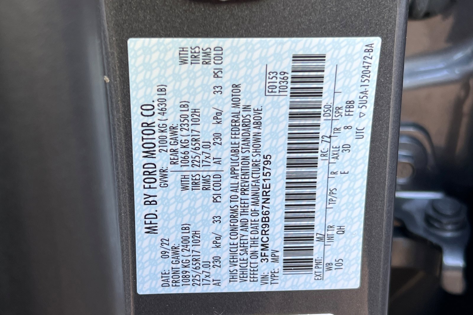 Certified 2022 Ford Bronco Sport Big Bend w/ Convenience Package image 56