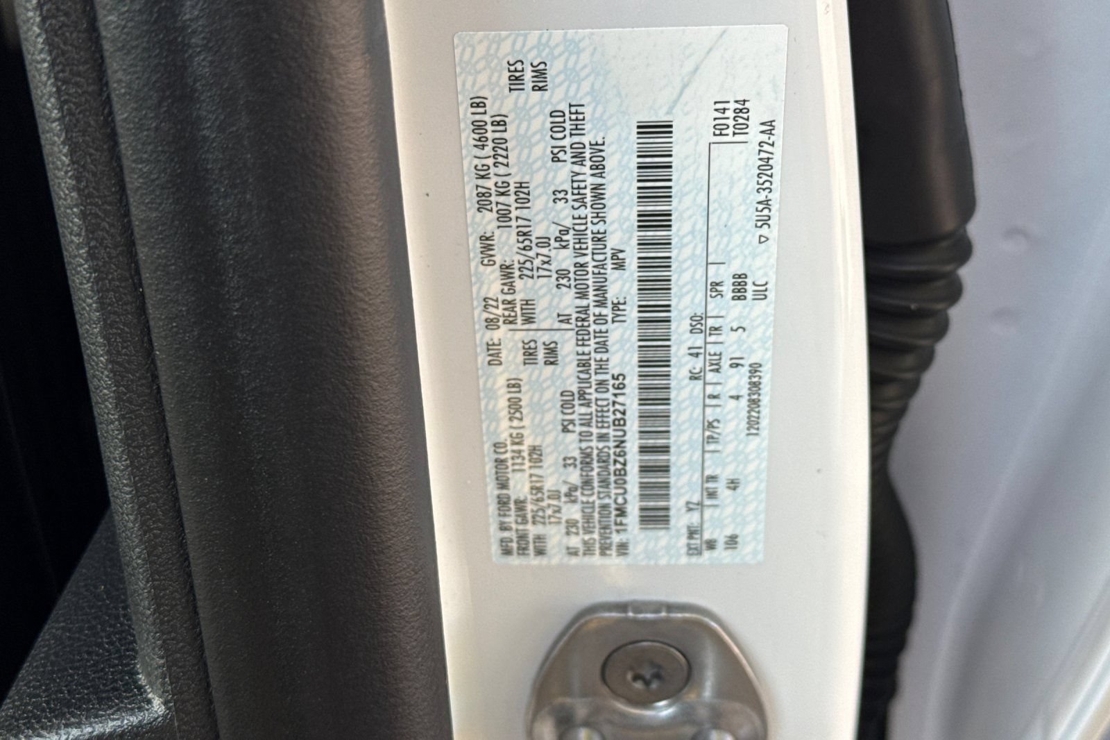 Certified 2022 Ford Escape SE FWD image 29