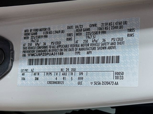 Certified 2023 Ford Escape ST-Line Elite w/ Premium Technology Package image 27