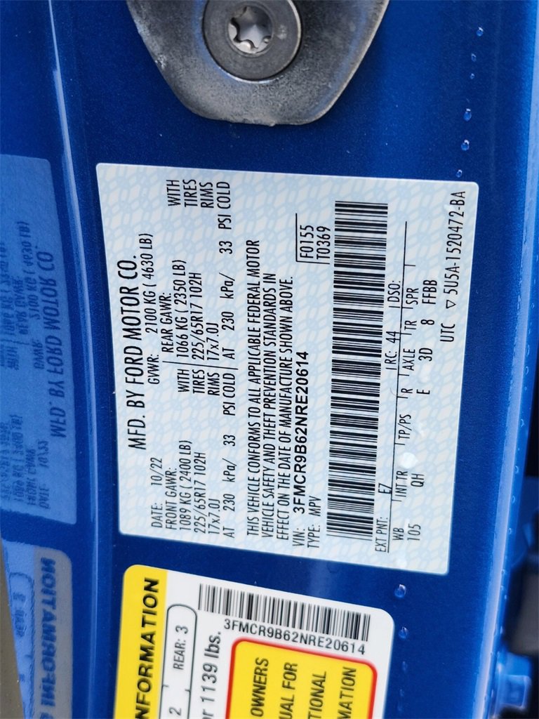 Certified 2022 Ford Bronco Sport Big Bend image 32