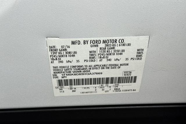 Certified 2017 Ford Explorer XLT AWD/4WD image 39