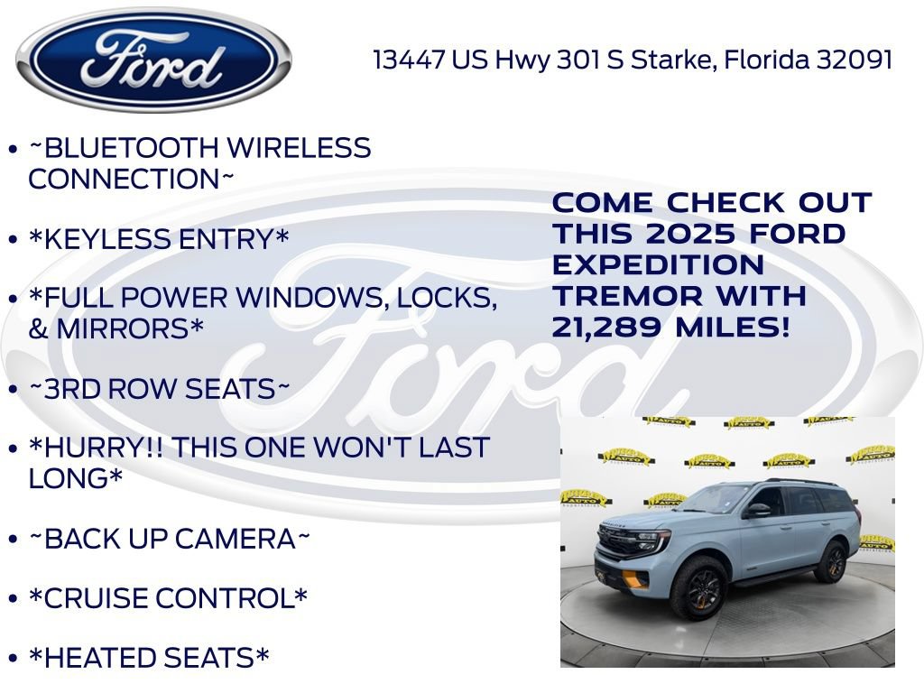 Certified 2025 Ford Expedition Tremor AWD/4WD image 12