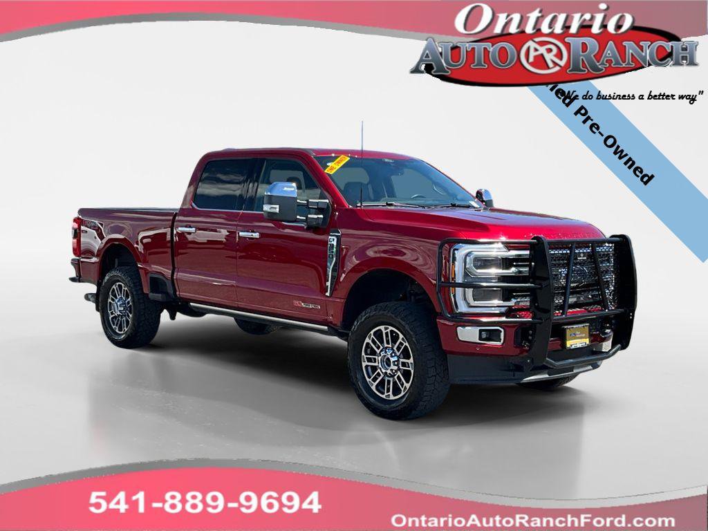 Certified 2025 Ford F350 Platinum w/ Platinum Plus Package