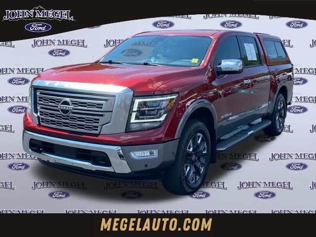 Used 2023 Nissan Titan Platinum Reserve w/ Moonroof Package AWD/4WD image 1