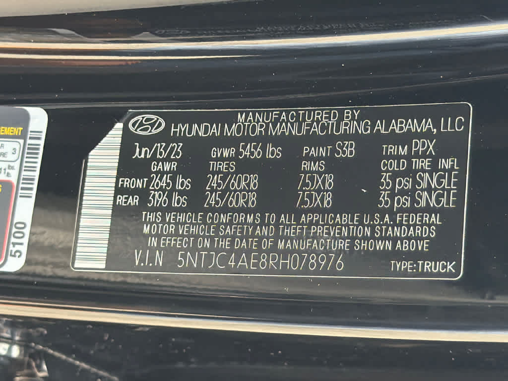 Used 2024 Hyundai Santa Cruz SEL w/ Activity Package FWD image 33