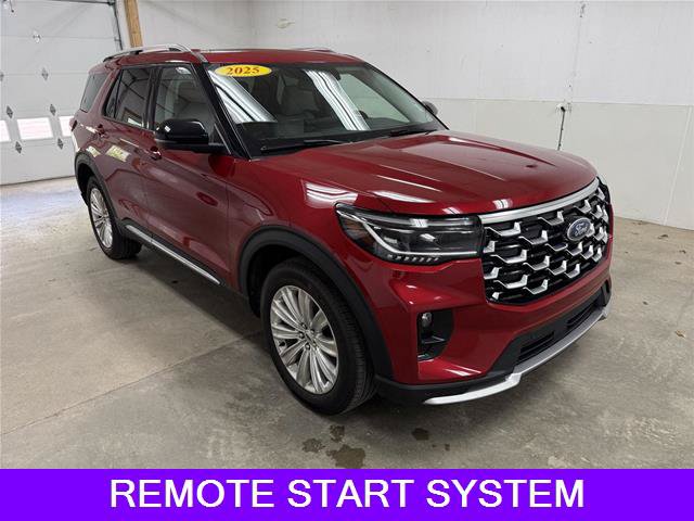 Certified 2025 Ford Explorer Platinum w/ LUX Leather Package AWD/4WD image 2