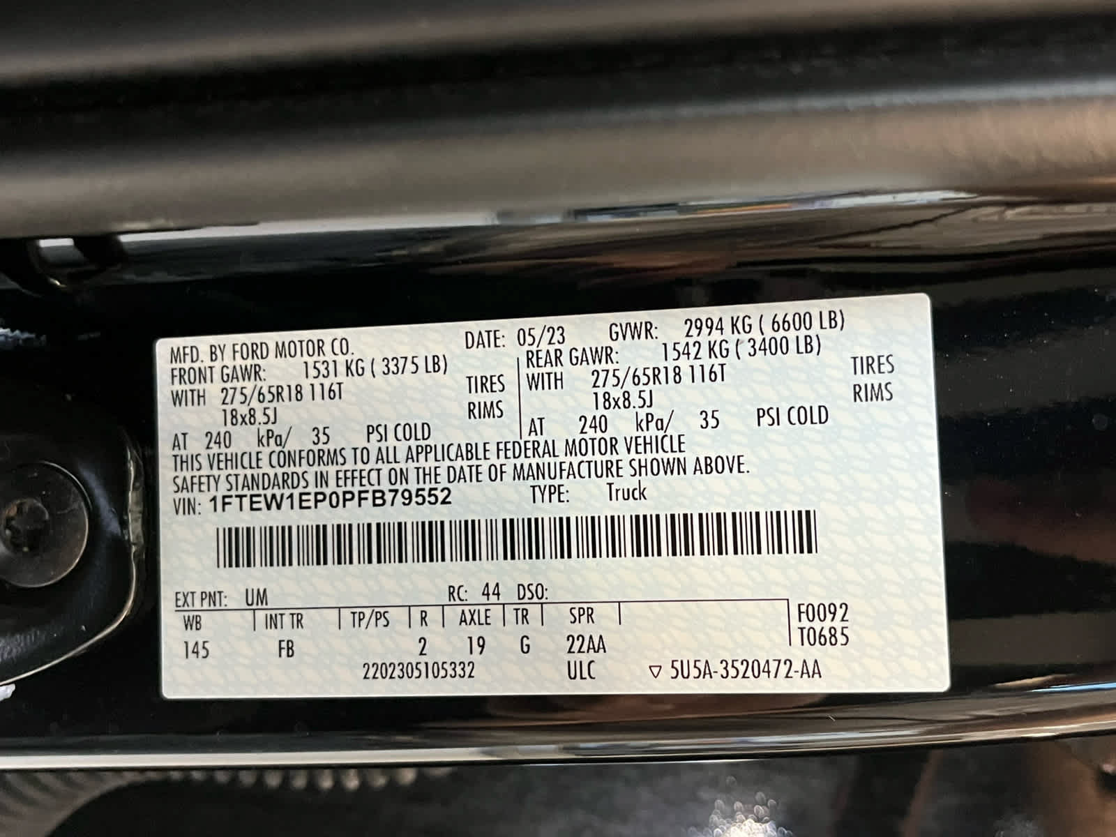 Certified 2023 Ford F150 XLT w/ Equipment Group 302A High AWD/4WD image 19
