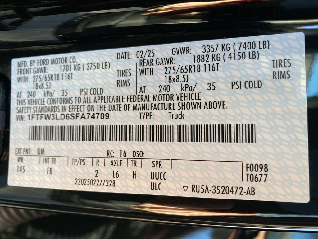 Certified 2025 Ford F150 XLT w/ Equipment Group 302A MID image 55