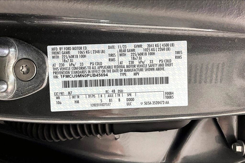 Certified 2023 Ford Escape ST-Line w/ Tech Pack #1 image 35