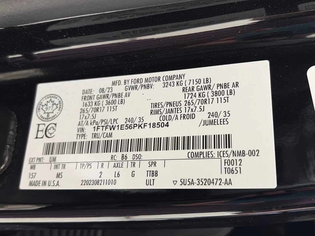 Certified 2023 Ford F150 XLT w/ Equipment Group 301A Mid AWD/4WD image 9