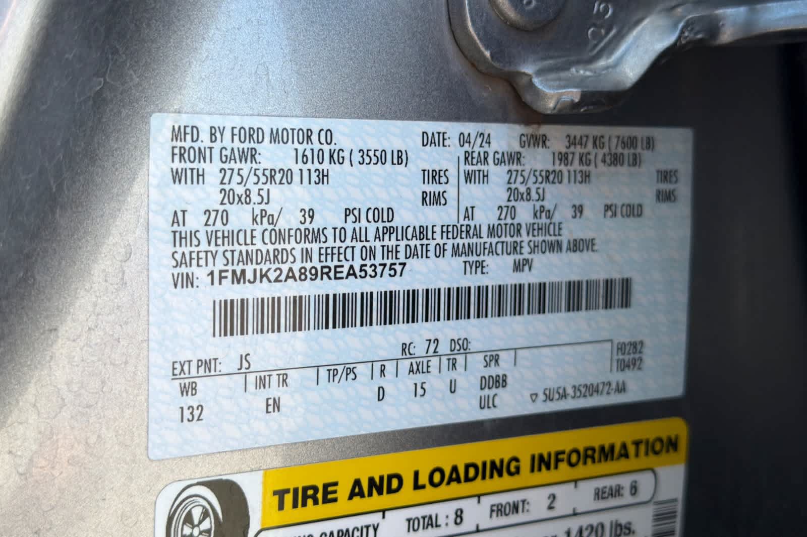 Certified 2024 Ford Expedition Max Limited AWD/4WD image 30