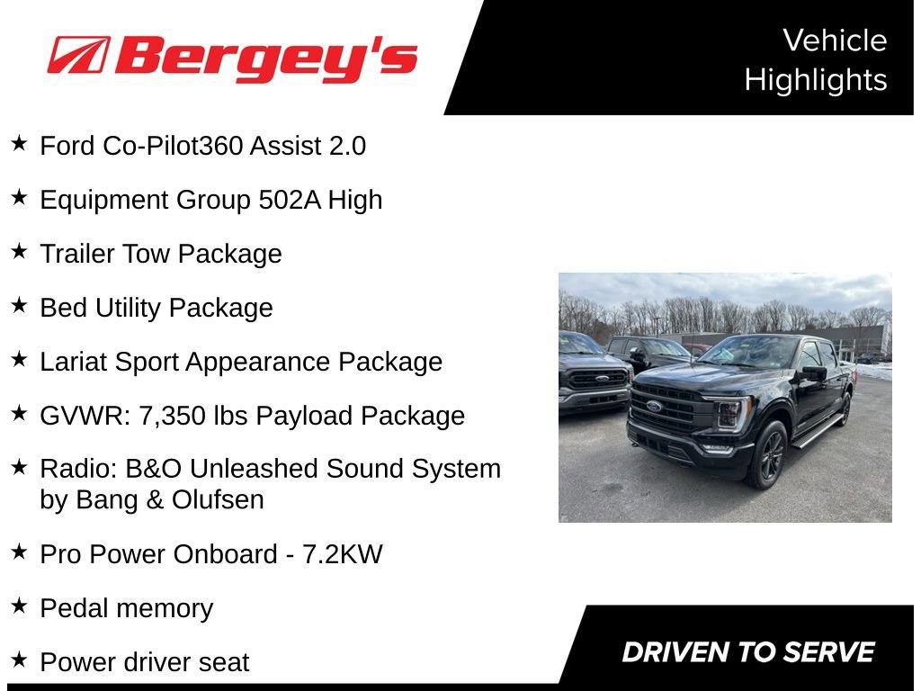 Certified 2023 Ford F150 Lariat w/ Equipment Group 502A High image 8