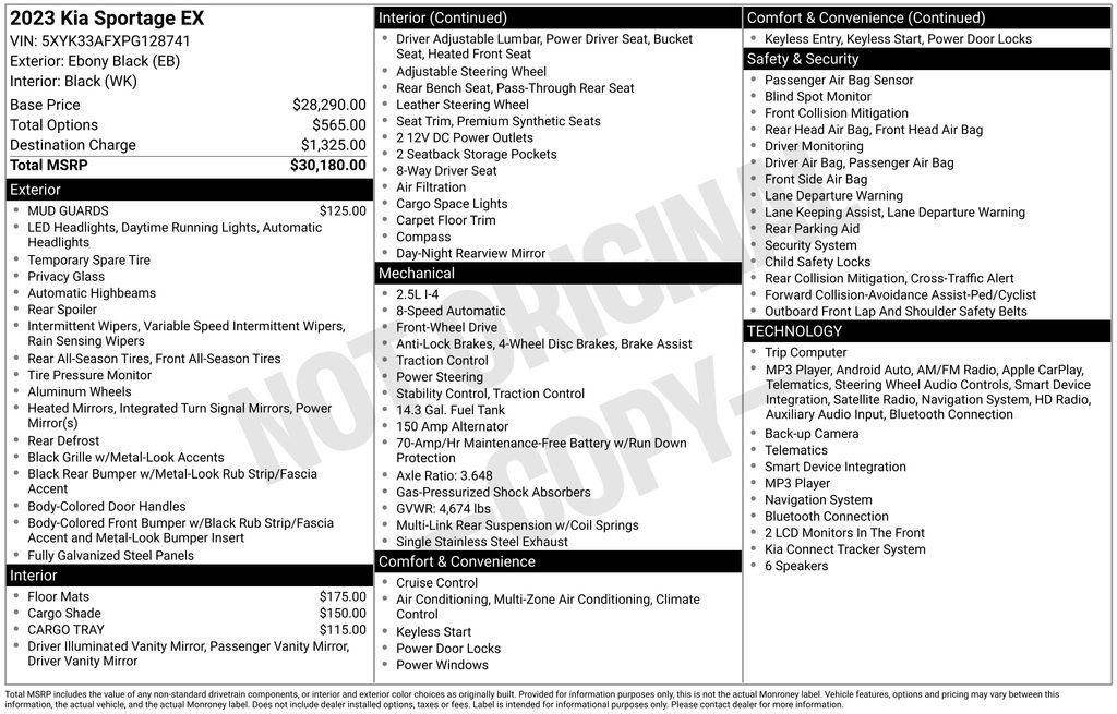 Used 2023 Kia Sportage EX FWD image 5