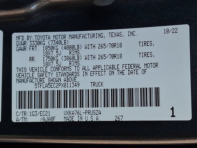Used 2023 Toyota Tundra SR5 w/ SR5 Premium Package AWD/4WD image 29