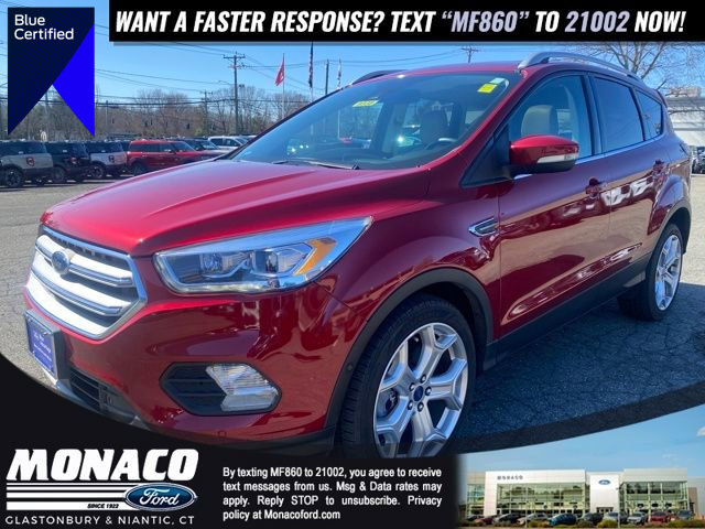Certified 2018 Ford Escape Titanium w/ Ford Safe & Smart Package