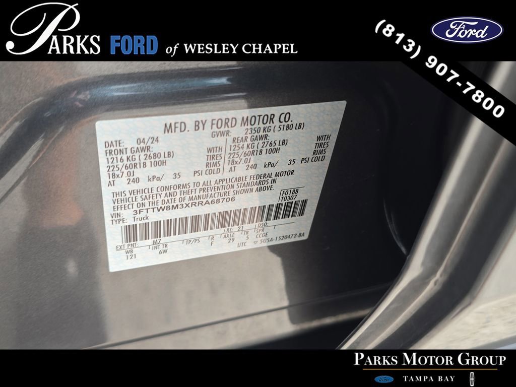 Certified 2024 Ford Maverick Lariat w/ Black Appearance Package FWD image 32