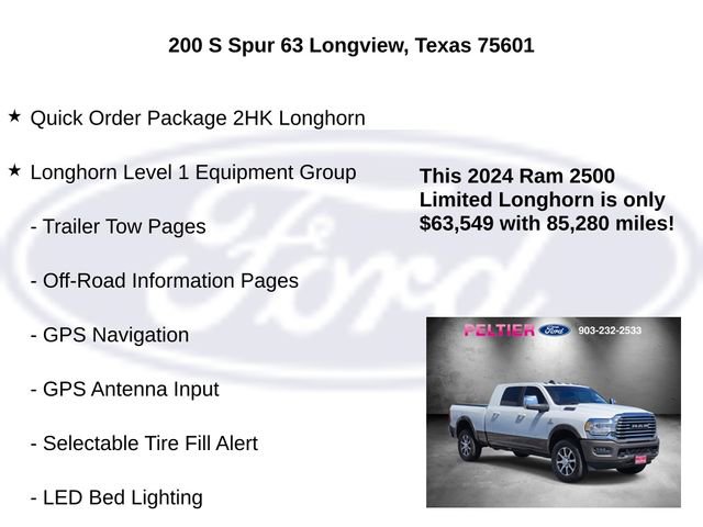 Used 2024 RAM 2500 Limited w/ Towing Technology Group image 3