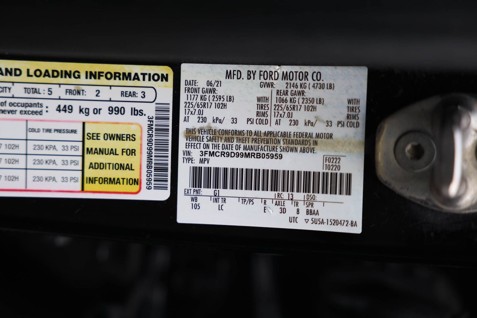 Certified 2021 Ford Bronco Sport Badlands AWD/4WD image 42
