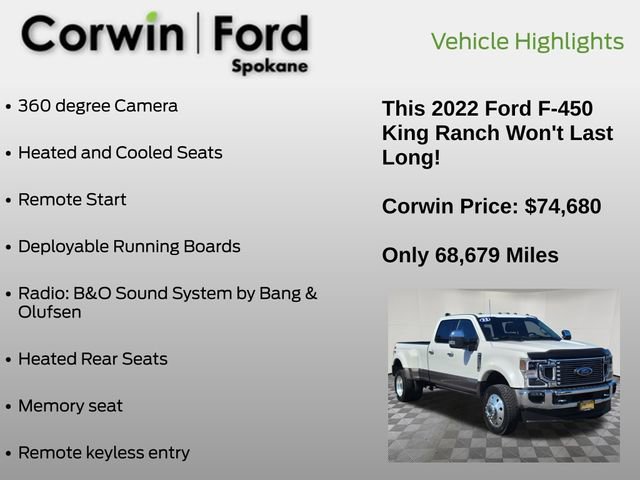Certified 2022 Ford F450 King Ranch w/ King Ranch Ultimate Package image 12