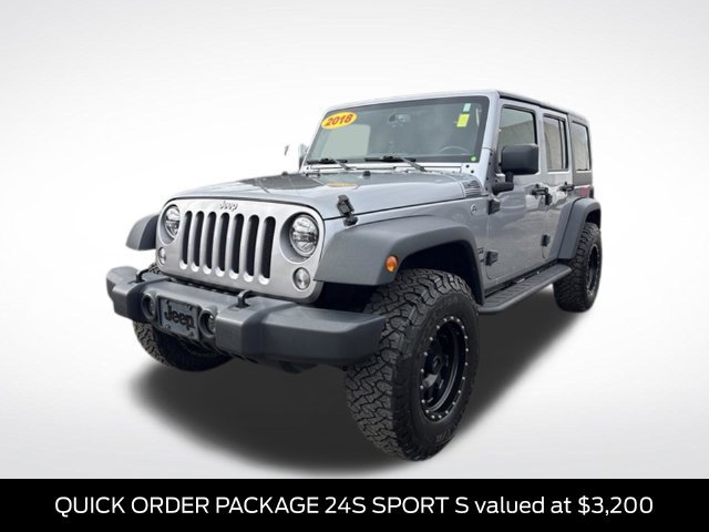 Used 2018 Jeep Wrangler Unlimited Sport S AWD/4WD image 3