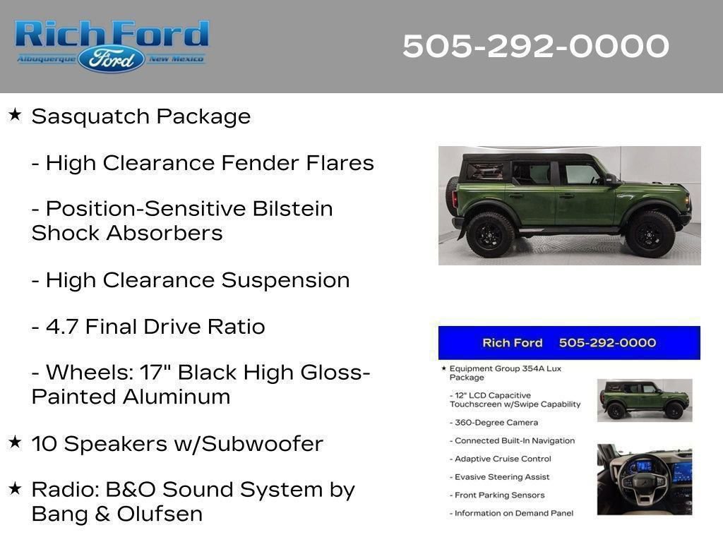 Certified 2023 Ford Bronco Wildtrak AWD/4WD image 84