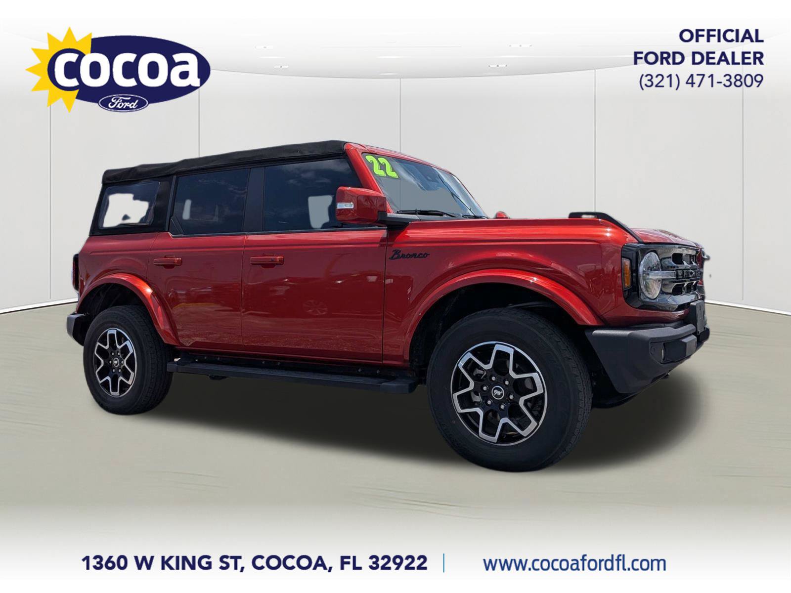 Certified 2022 Ford Bronco Outer Banks