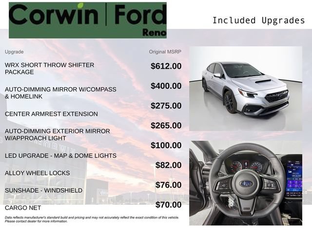 Used 2022 Subaru WRX Limited AWD/4WD image 3