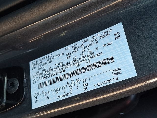 Certified 2025 Ford F150 XLT w/ Equipment Group 301A Standard AWD/4WD image 28