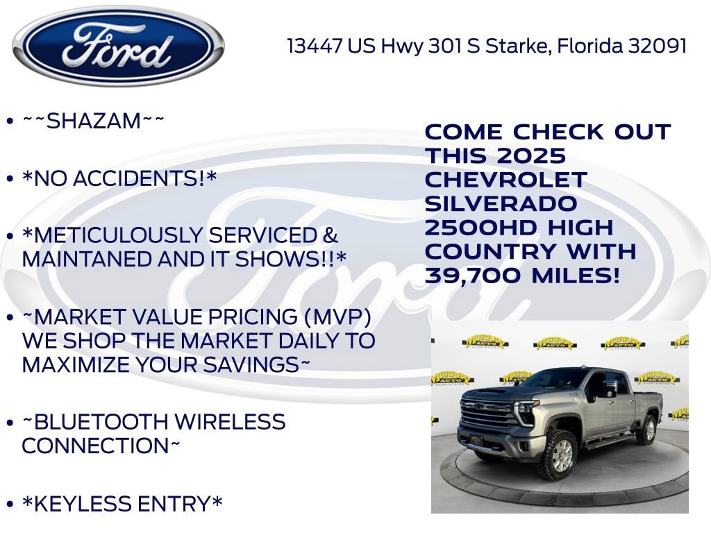 Used 2025 Chevrolet Silverado 2500 High Country w/ High Country Premium Package image 5