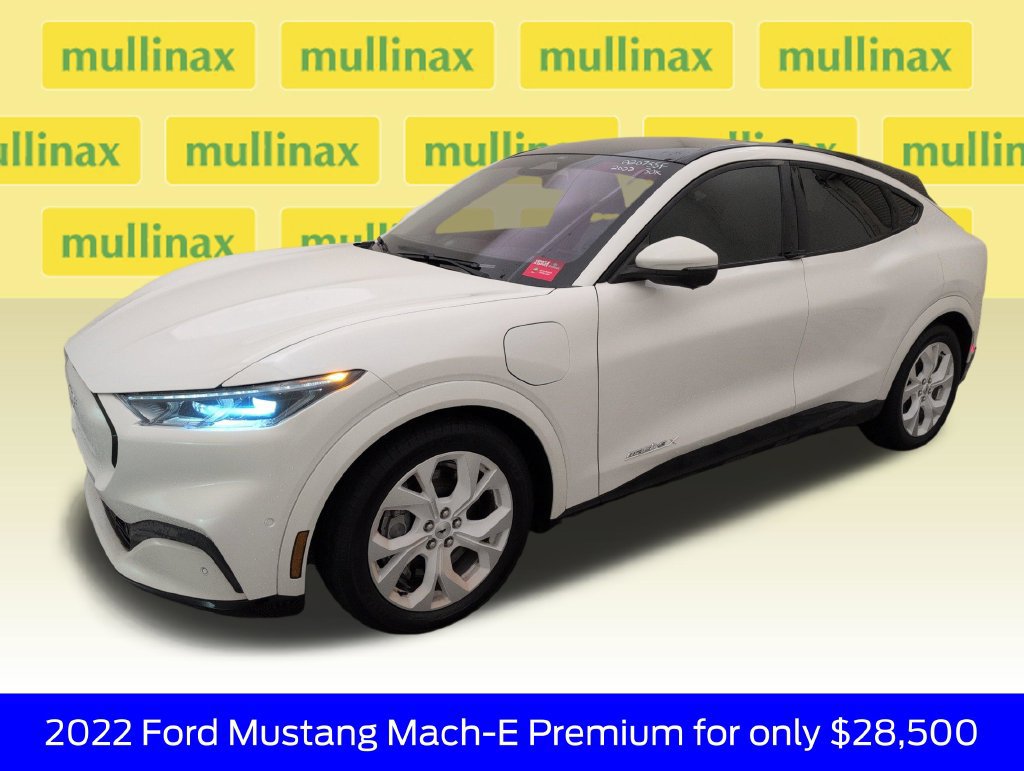 Certified 2022 Ford Mustang Mach-E Premium w/ Ice White Appearance Package RWD image 14