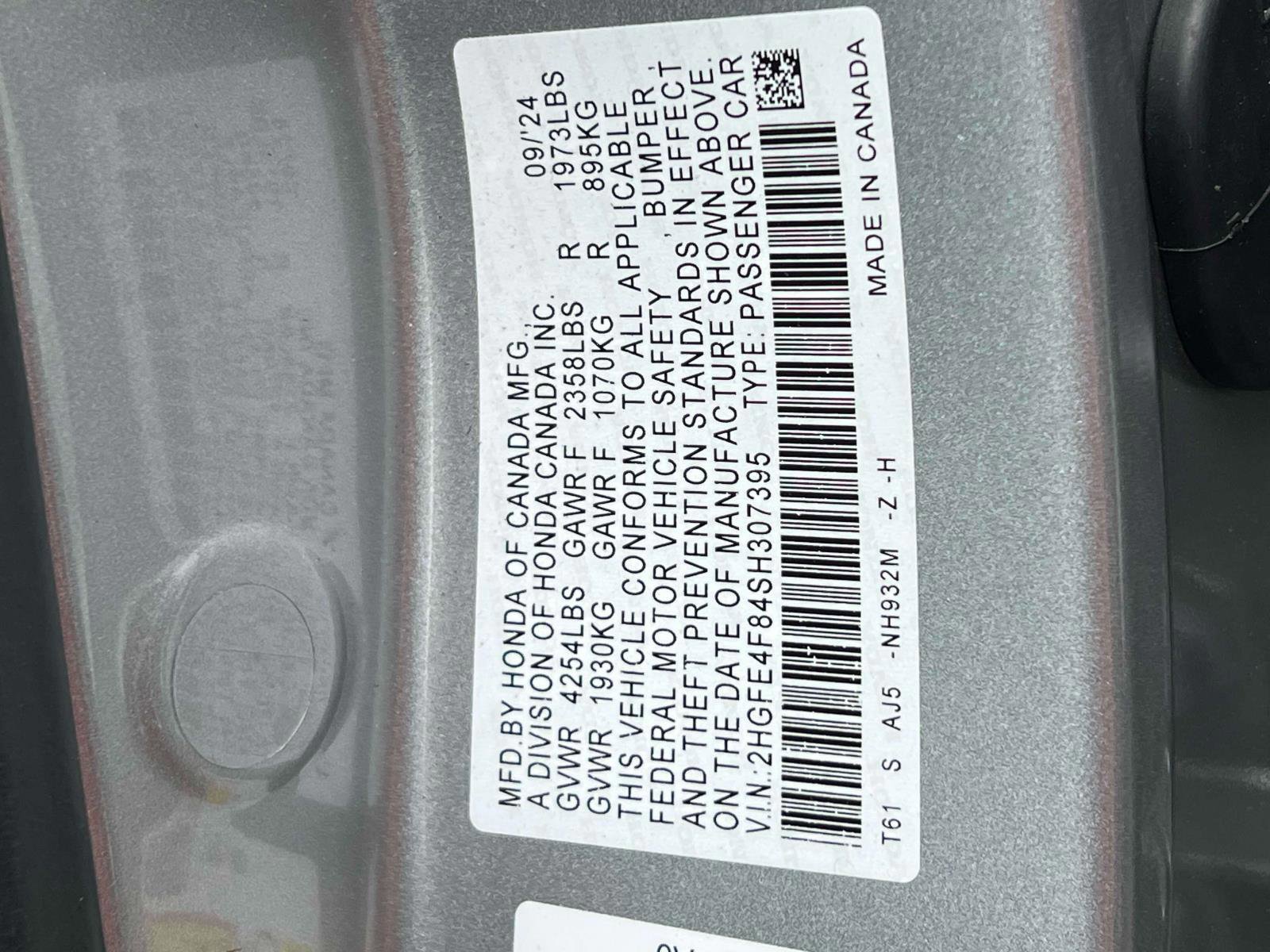 Used 2025 Honda Civic Sport Touring image 24