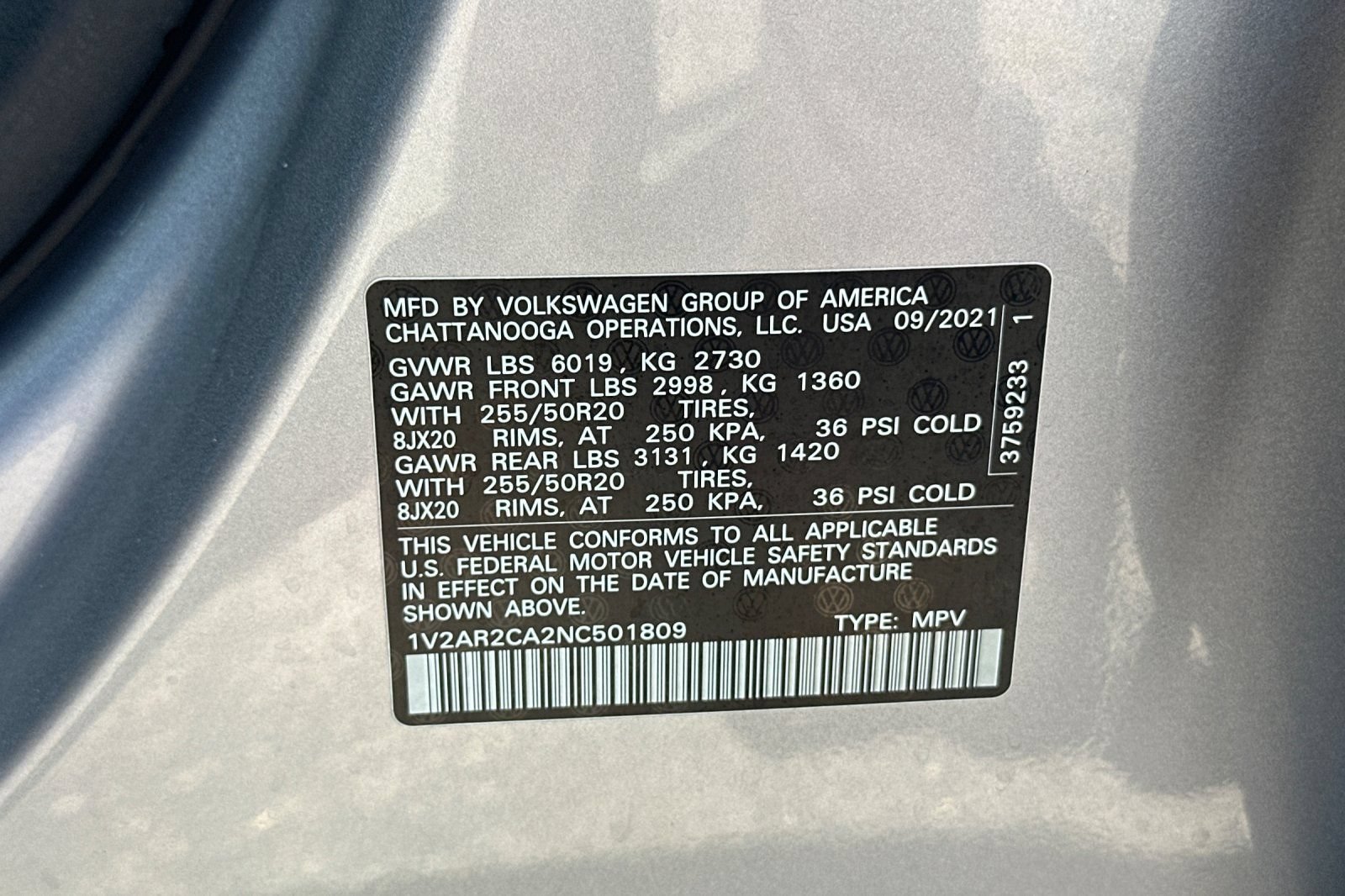 Used 2022 Volkswagen Atlas SEL R-Line AWD/4WD image 59