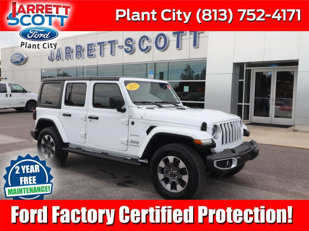 Used 2023 Jeep Wrangler Unlimited Sahara w/ LED Lighting Group