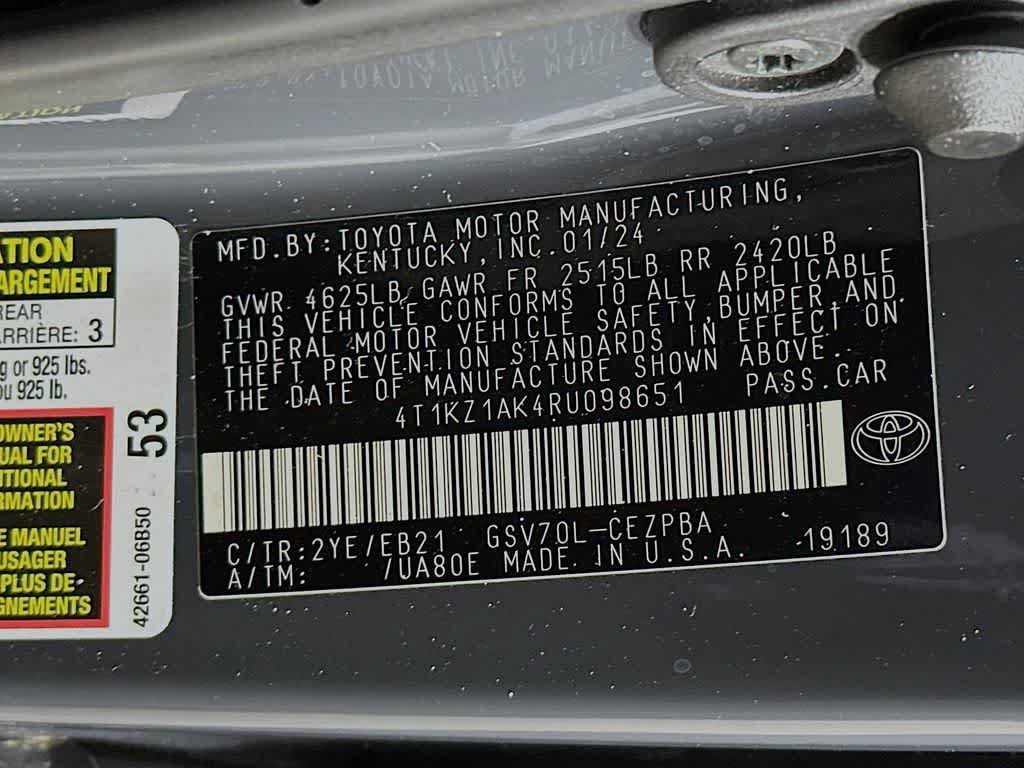 Used 2024 Toyota Camry TRD FWD image 22