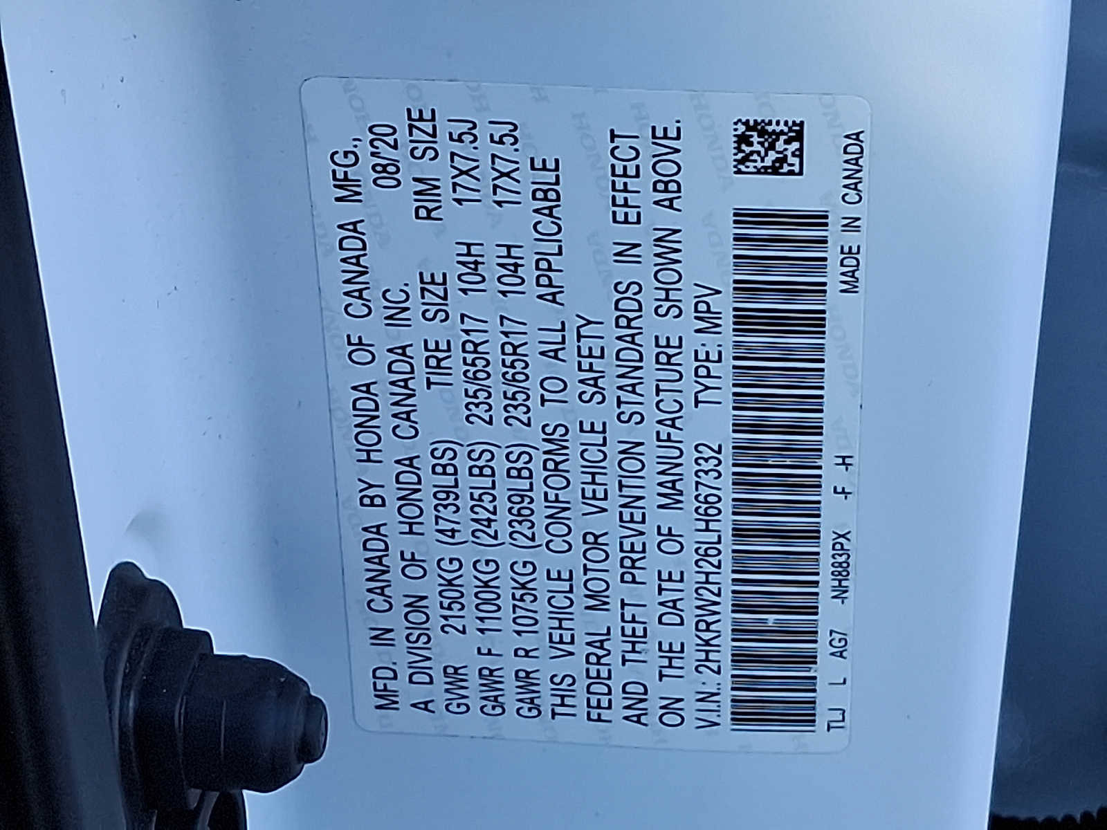 Used 2020 Honda CR-V LX image 24