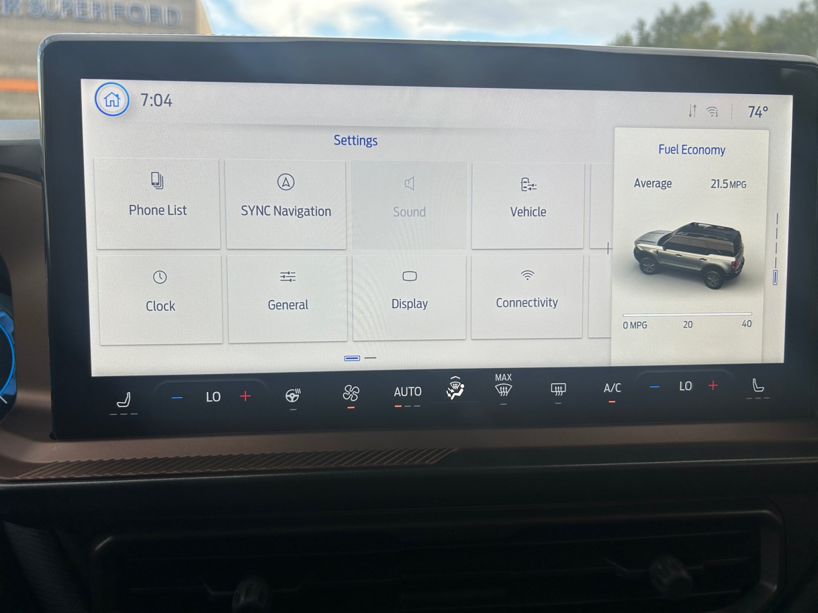 Certified 2025 Ford Bronco Sport Outer Banks w/ Outer Banks Tech Package+ AWD/4WD image 19