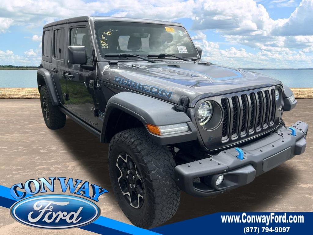 Used 2022 Jeep Wrangler Unlimited Rubicon 4xe w/ Steel Bumper Group