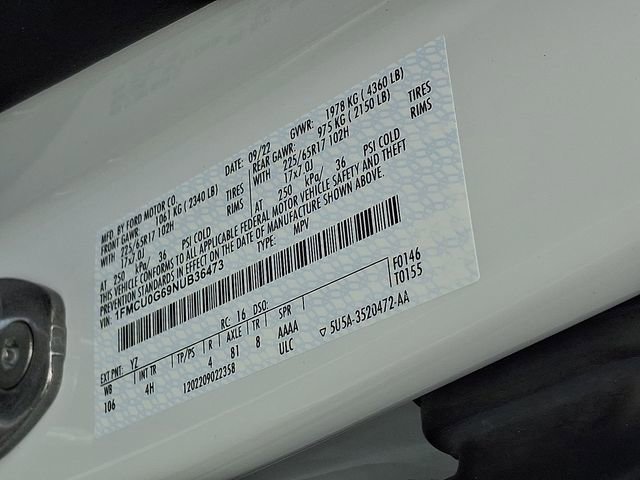 Certified 2022 Ford Escape SE w/ Convenience Package FWD image 28