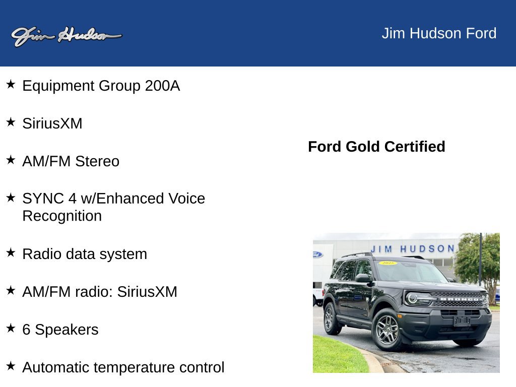 Certified 2025 Ford Bronco Sport Big Bend AWD/4WD image 12