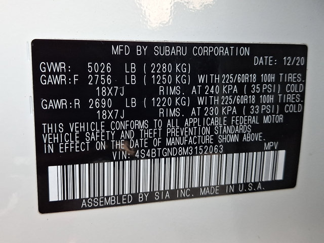 Used 2021 Subaru Outback Limited XT AWD/4WD image 35