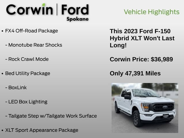 Certified 2023 Ford F150 XLT w/ Equipment Group 302A High AWD/4WD image 25