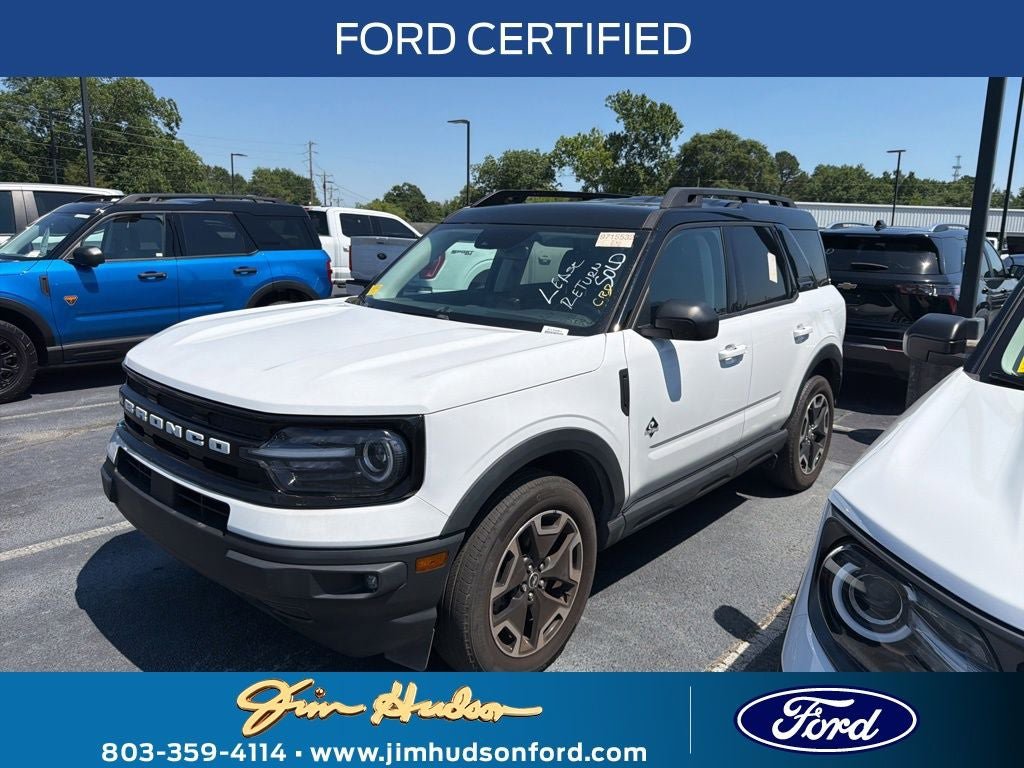 Certified 2023 Ford Bronco Sport Outer Banks w/ Tech Package
