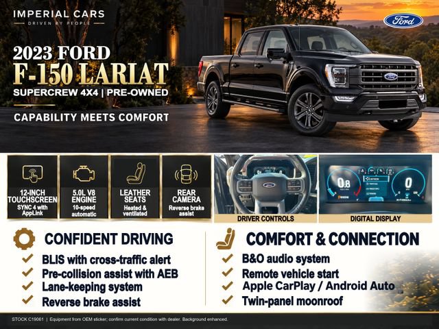 Certified 2023 Ford F150 Lariat w/ Equipment Group 502A High AWD/4WD image 6