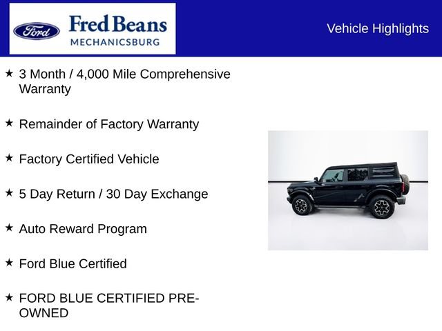 Certified 2022 Ford Bronco Outer Banks AWD/4WD image 7