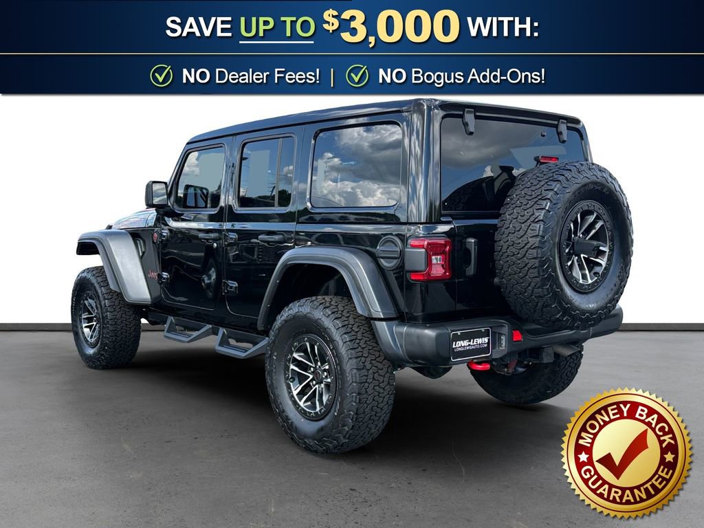Used 2024 Jeep Wrangler Unlimited Rubicon w/ XTREMEE 35" Tire Package AWD/4WD image 4