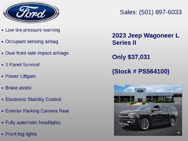 Used 2023 Jeep Wagoneer L Series II w/ Premium Group I AWD/4WD image 30
